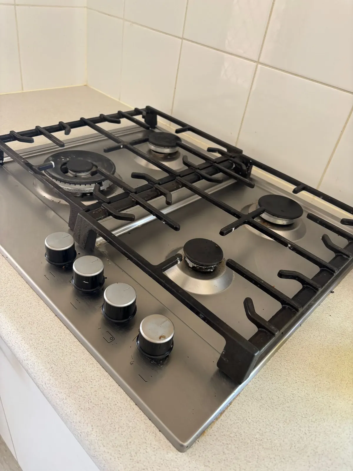 Kitchen stovetop degrease — after